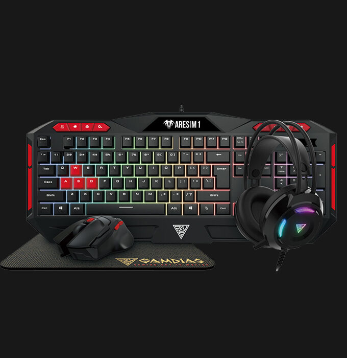 Gamdias Poseidon M2 RGB 4-In-1 Gaming Combo | Best Quality & Lowest Price | Only Certified Dealer in Pakistan | Shop Now TEXONWARE - Spill-Resistant Keyboard, Neon Light Spectrum, 19-key Rollover. - 40mm HD driver unit with Optimized soft earpads. - 3600 DPI Gaming Mouse. - Anti-slip Mouse Mat.