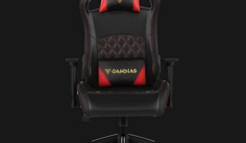 Gamdias Aphrodite EF1 PC Gaming Chair – Black/Red