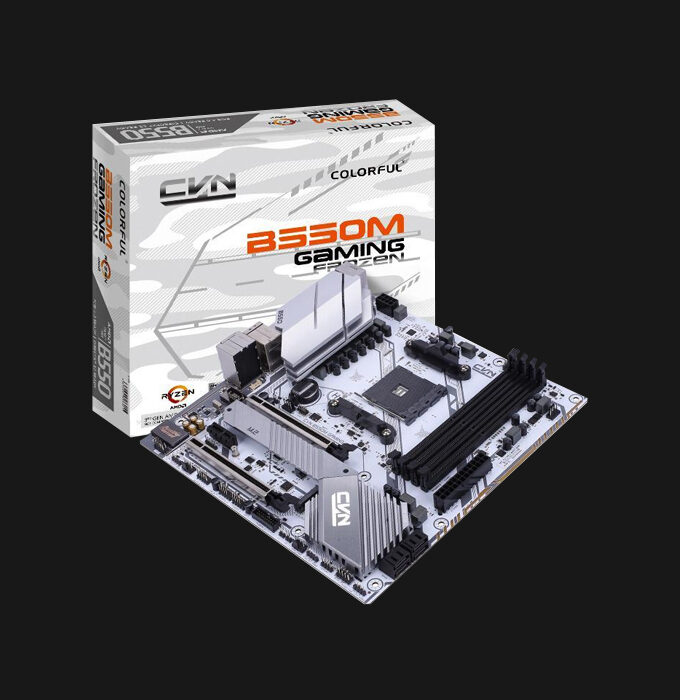 Colorful CVN B550M GAMING FROZEN V14 MOTHERBOARD