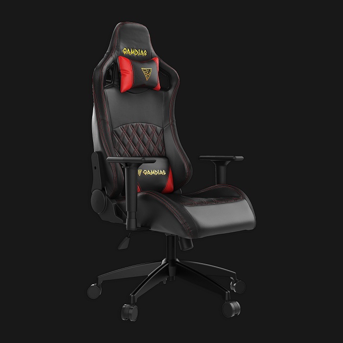 Gamdias Aphrodite EF1 PC Gaming Chair - Black/Red - TEXON-WARE ...