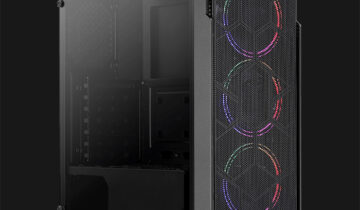 Aerocool Ore Saturn Tempered Glass Edition FRGB Mid Tower Chassis