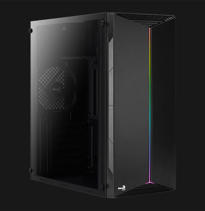 Aerocool Split Acrylic Edition RGB Mid Tower Chassis | Shop on TEXONWARE with best deals and lowest price . Allover Pakistan | +923322888927