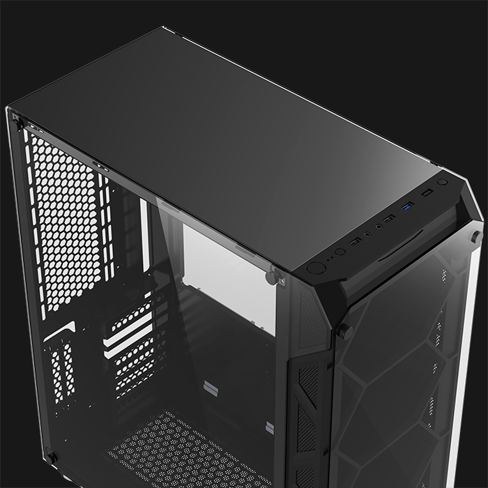 Xigmatek Overtake Tempered Glass ARGB Super Tower Chassis AY120