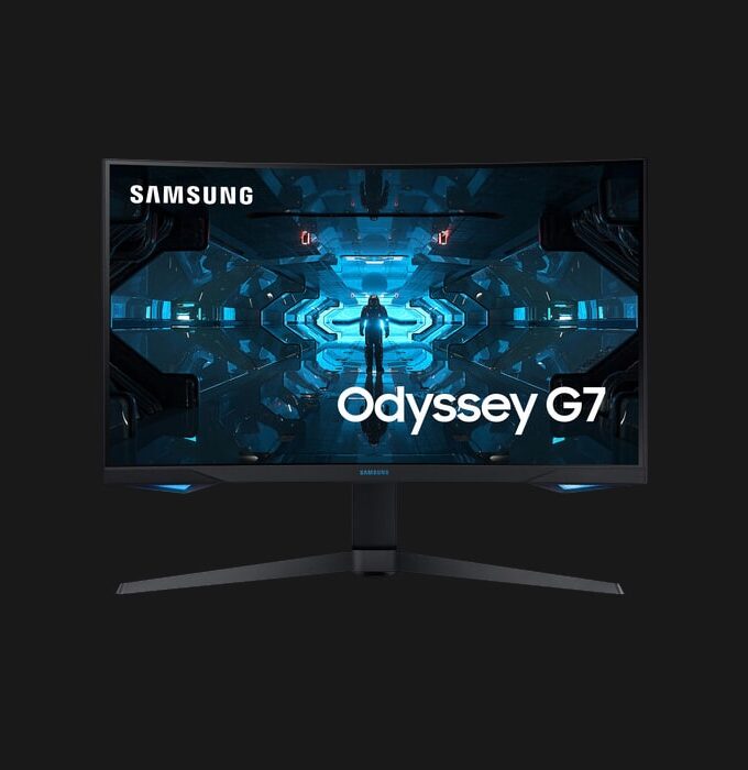 Samsung Odyssey G7 32inch Curved QHD 240hz 1ms HDR 600 Quantum dot QLED Gaming Monitor. From deepest blacks to vivid colors, Samsung QLED ensures pixel-perfect picture quality with every frame. Utilizing Quantum Dot technology, Samsung QLED creates more vivid colors with 125% more color space compared to sRGB, ensuring the highest class of color reproduction, Get your head in the game with Odyssey’s 1000R panel, which matches the curvature of the human eye for maximum immersion and minimal eye strain. • 1 ms Response Time (GtG) • 1000R Curvature | HDR 600 • 178°/178° Viewing Angles • 2 x DisplayPort 1.4 | 1 x HDMI 2.0 • 2 x USB 3.1 Gen 1 Type-A | 3.5mm Audio • 2500:1 Static Contrast Ratio • 2560 x 1440 @ 240 Hz Resolution • 31.5″ Vertical Alignment (VA) Panel • 350 cd/m² Brightness • Supports 1.07 Billion Colors • Warranty: 1 Year Local Warranty