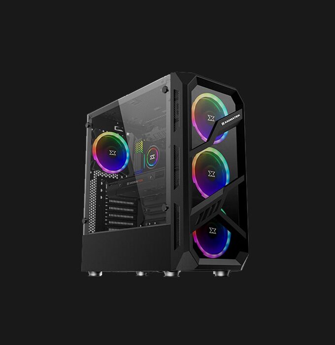 Xigmatek Lamiya Features: • 2x 2.5"/3.5" Storage and 2x 2.5" Storage Support • 4x CY120 ARGB Fans Pre-installed • Dual Tempered Glass Chassis Design • Easy Cable Management and PSU Shroud • Power, Reset, 2x USB 2.0, 1x USB 3.0, Audio Jack • Spacious Design with Removable Top and Bottom Dust Filters • Superior Airflow and Ventilation Chassis Design • Top 240mm, Rear 120mm Liquid Cooling Supported • Upto 6x 120mm Fan or 4x 120 and 2x 140mm Fan Support Warranty: 7 Days Checking Warranty