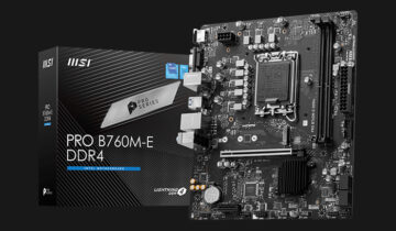 MSI Pro B760M-E DDR4 Intel 12/13th Gen microATX Motherboard